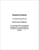 Passport to Heaven Vocal Solo & Collections sheet music cover